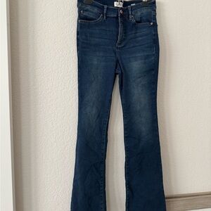 Nicole Miller Deep Blue Flare Jeans